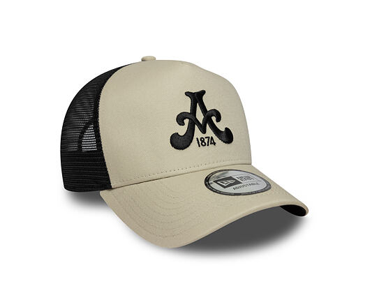 Cap New Era - Core Logo 9FORTY A-Frame Trucker - ASTON VILLA FC - Stone