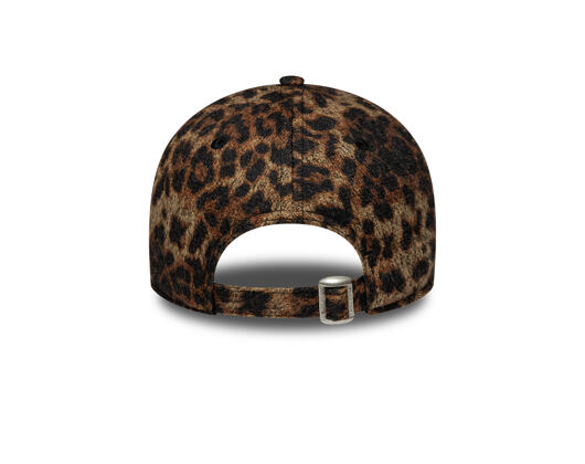 Womens Cap New Era - MLB Cosy Leopard 9FORTY - NY Yankees - Deep Auburn / Black