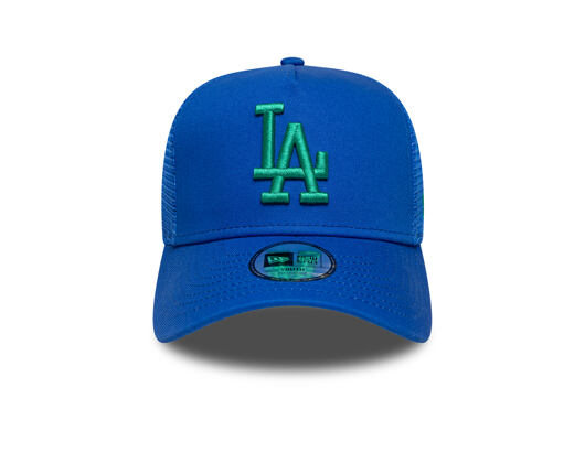 Kids Cap New Era - MLB Essential 9FORTY A-Frame Trucker - LA Dodgers - Blue / Green