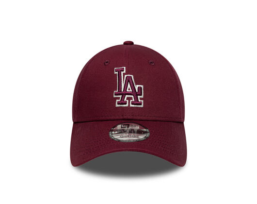 Cap New Era - MLB Team Outline 9FORTY - LA Dodgers - Burgundy / Cream