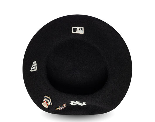 Beret New Era - MLB IMAGE DROP Retro Pin Beret - NY Yankees - Black