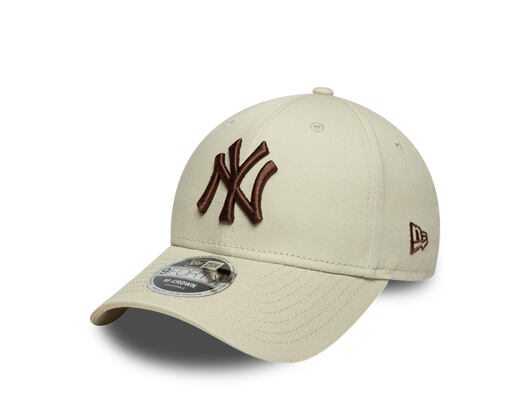 Cap New Era - MLB 9FORTY M-CROWN - NY Yankees - Stone / Deep Auburn