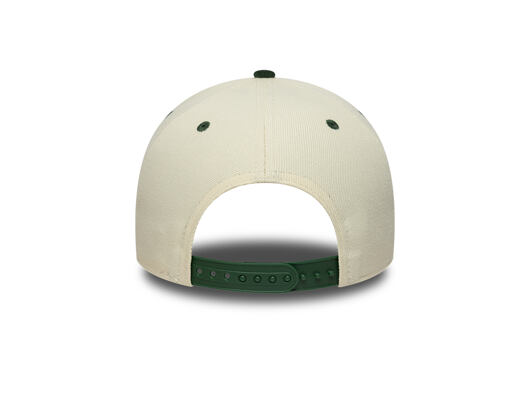 Cap New Era - MLB Wordmark Suede 9FORTY A-Frame - NY Yankees - Cream / Cilantro Green