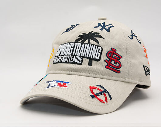 Cap New Era - MLB Grapefruit League Scatter 9TWENTY - Grapefruit League Logo - Stone