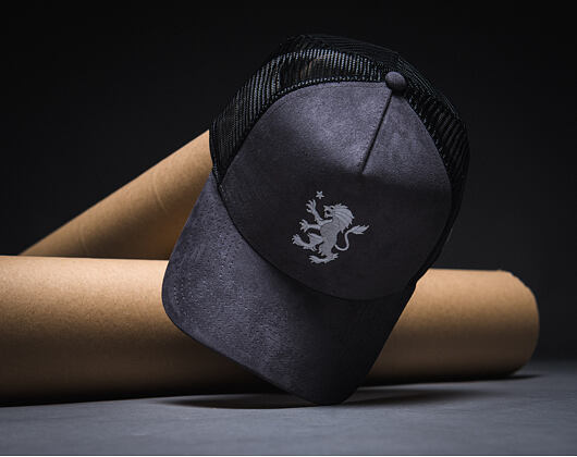 Cap New Era - Faux Suede 9FORTY A-Frame Trucker - ASTON VILLA FC - Graphite