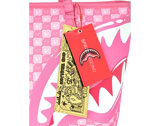 Bag Sprayground - Pink New Check Faces Tote