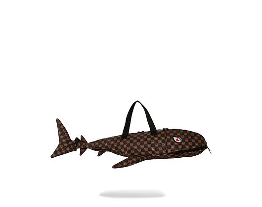 Bag Sprayground - Sharks In Paris Wtf Bubble Brown Check Shark Duffle