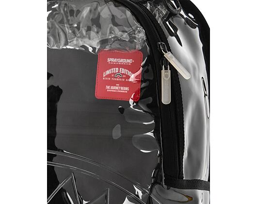Backpack Sprayground - Gun Metal Colors Clear Backpack