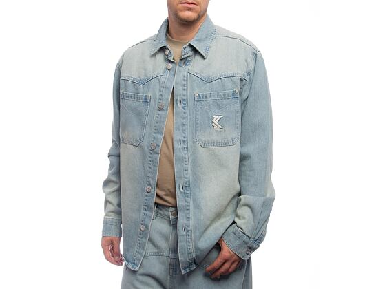 Denim Shirt Karl Kani - Og K Western Denim Overshirt - Blue