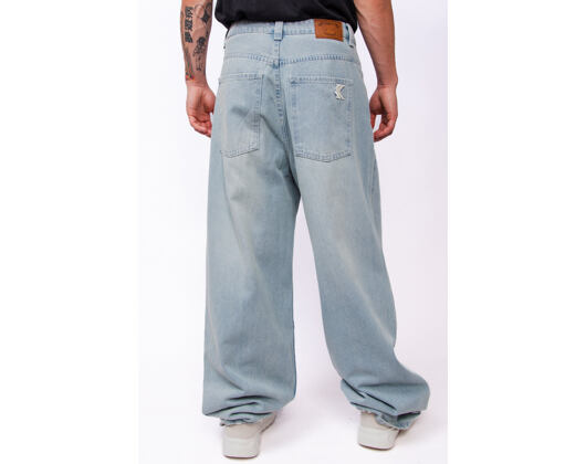 Jeans Karl Kani - Og K Washed Western Relaxed Baggy Jeans - Blue