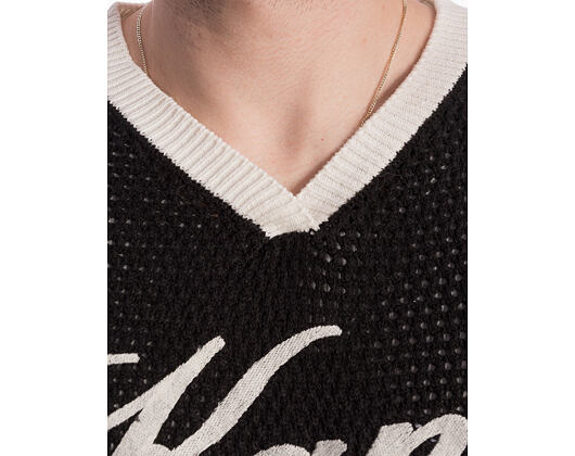 Tee Karl Kani - Cursive Varsity Crochet Boxy T-Shirt Black