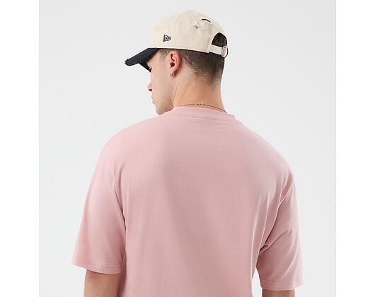 Tee New Era - Branded Beach Graphic Oversized Tee - Pink Rouge
