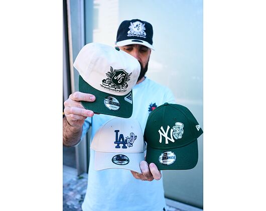 Cap New Era - MLB Food Icon 9FORTY - LA Dodgers - Stone / Royal