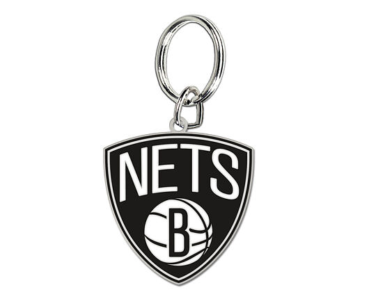 Keychain Wincraft - NBA - Cloisonne Key Ring - Brooklyn Nets