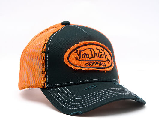 Cap Von Dutch - Baseball - Vintage Distressed - Orange / Navy