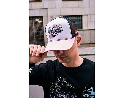 Womens Cap Von Dutch - Baseball - Embroidery - White / Pink