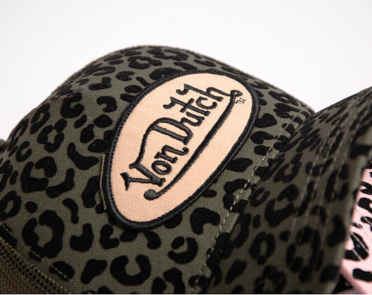 Womens Cap Von Dutch - Baseball - Velvet Print Embroidery - Camo