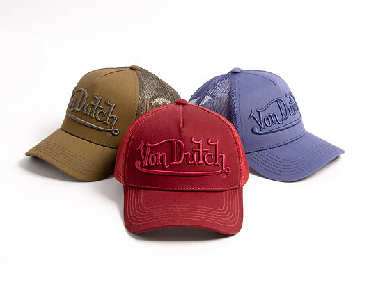Cap Von Dutch - Baseball - 3D Embroidery - Red