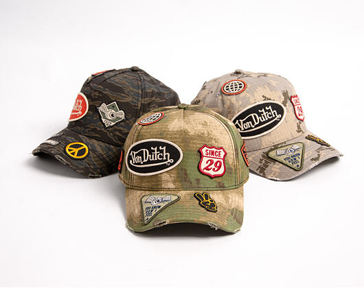 Cap Von Dutch - Baseball - Camo Patch - Camo
