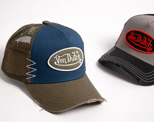 Cap Von Dutch - Oval Patch Trucker - Blue / Green