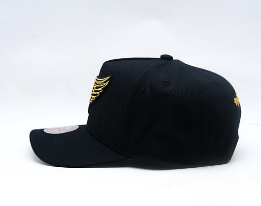 Cap Mitchell & Ness - NHL Black And Gold Pro Snapback - Detroit Red Wings - Black
