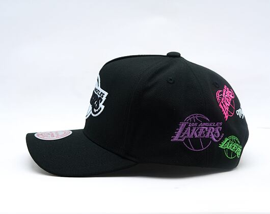 Cap Mitchell & Ness - NBA 404 Club Neon Pro Snapback - Los Angeles Lakers - Black