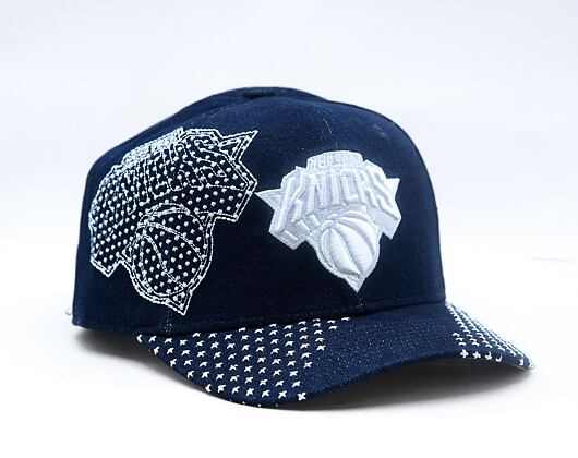 Cap Mitchell & Ness - NBA Run Stitch Pro Snapback - New York Knicks - Blue