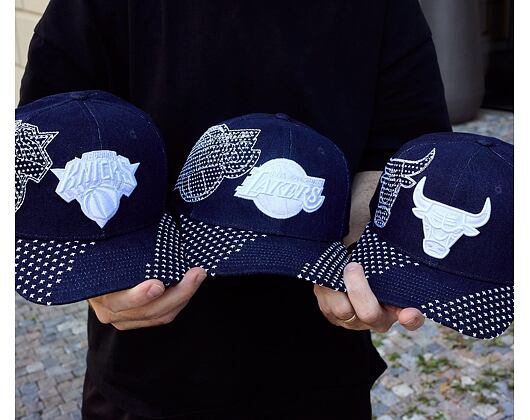 Cap Mitchell & Ness - NBA Run Stitch Pro Snapback - Chicago Bulls - Blue