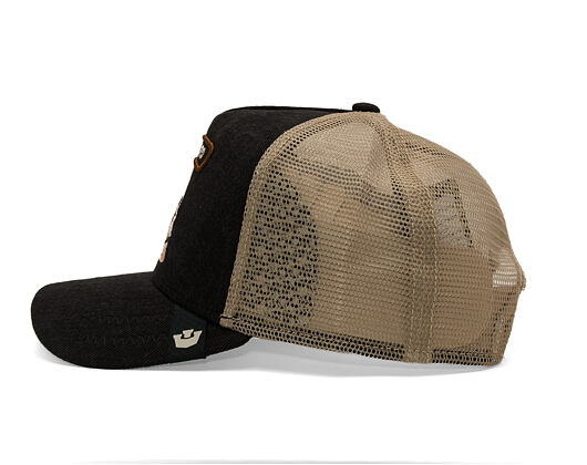 Cap Goorin - Cancelled Denim Rocker - Skull - Black Denim