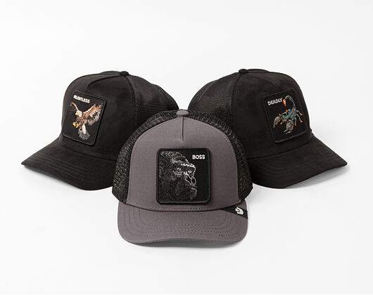 Kids Cap Goorin - The Boss Trucker Mini - Gorilla - Oil