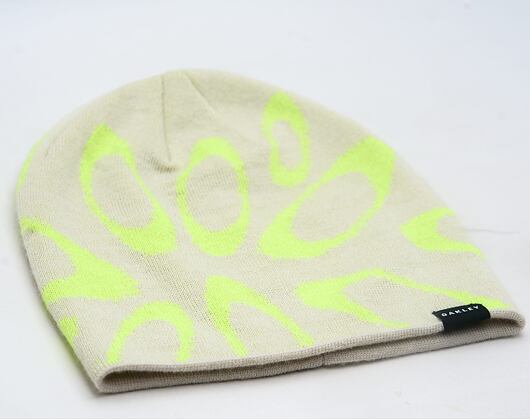 Beanie Oakley - Ellipse Graphic Beanie - Mist/Neon Yellow