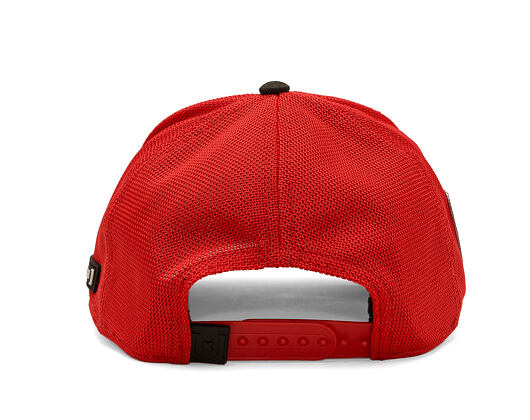 Cap Capslab - Hot Stuff Trucker - Come Visit Me In Hell Distressed - Sand / Red
