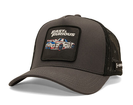 Cap Capslab - Fast & Furious Trucker - Tokyo Drift - Grey / Black