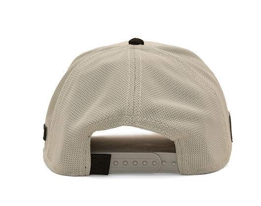 Cap Capslab - Tom & Jerry Trucker - Tom Line Art Suede Visor - Off White / Black