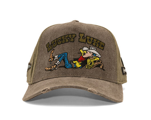 Cap Capslab - Lucky Luke A-Frame - Bullet Holes Distressed - Olive