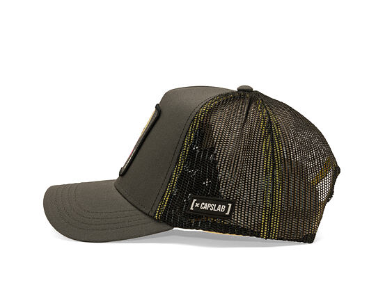 Cap Capslab - Boruto Trucker - Boruto Karma - Olive / Black