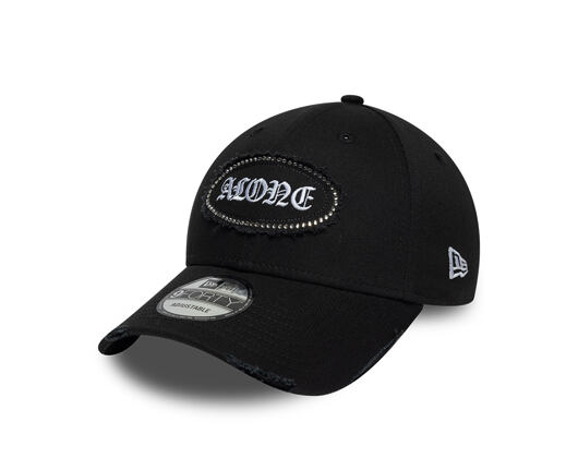 Cap New Era - Branded Gem Patch Distress 9FORTY - Black