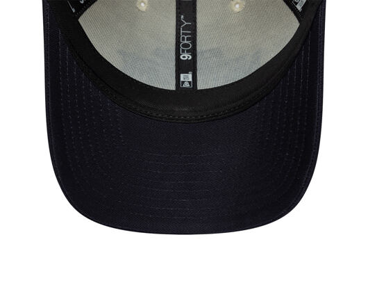 Cap New Era - Branded Wordmark 9FORTY M-CROWN - Cream / Navy