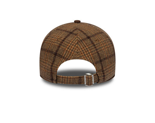 Cap New Era - MLB Mix Check 9TWENTY - LA Dodgers - Chestnut Brown / Stone