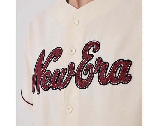 Tee New Era - Branded Straight Hem Jersey - Off White