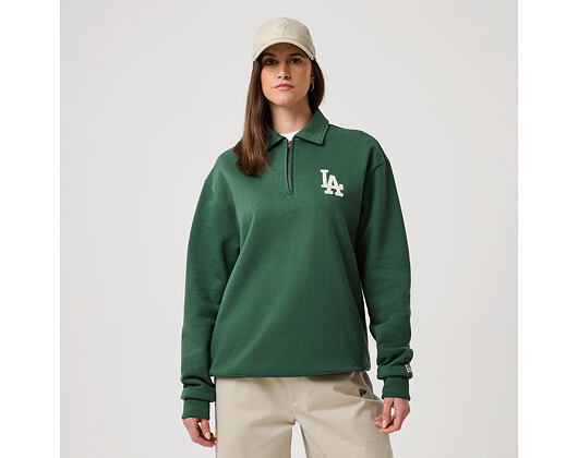 Sweatshirt New Era - MLB Quarter Zip - LA Dodgers - Cilantro Green