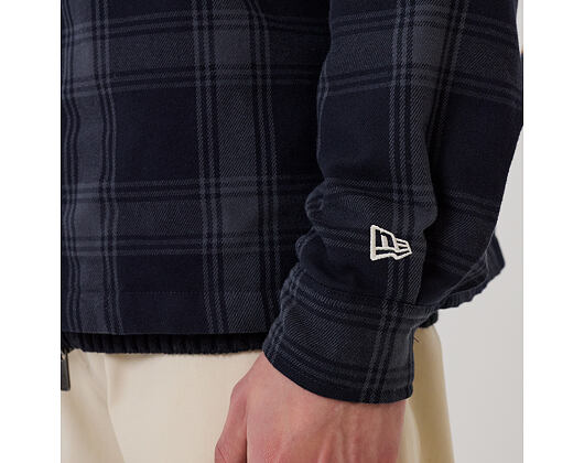 Jacket New Era - Branded Shacket - Navy