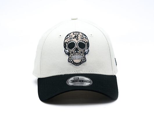 Cap New Era - Branded Skull Pack 9FORTY - Ivory / Black