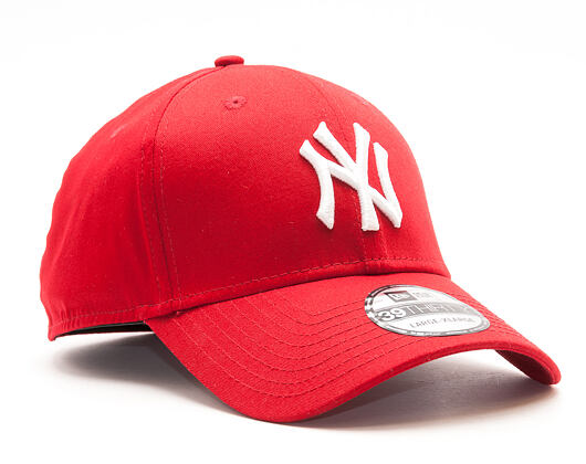 New Era League Basic New York Yankees Scarlet 39THIRTY Stretchfit Cap