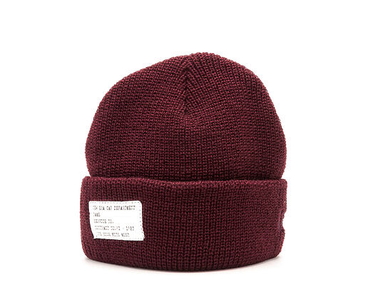 New Era Lightweight Patch Maroon Winter Beanie