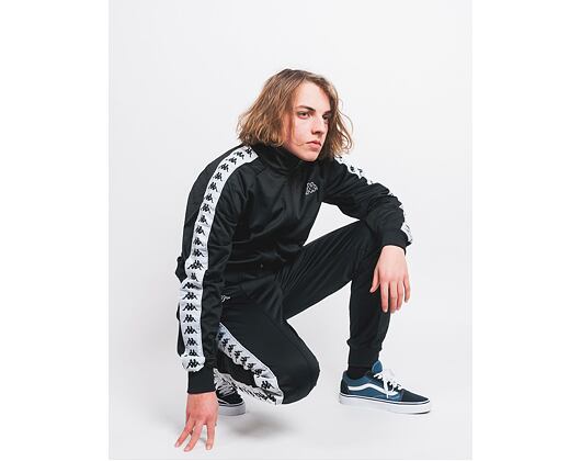 Kappa 222 Banda Rastoria Slim 303KUC0 965 Black/White Sweatpants