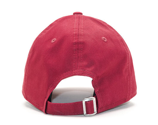 New Era League Essential New York Yankees 9FORTY Cardinal/White Strapback Cap