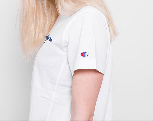 Champion Crewneck T-Shirt White 110992 WW001 Womens T-Shirt