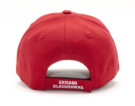 '47 Brand Chicago Blackhawks MVP Red Strapback Cap