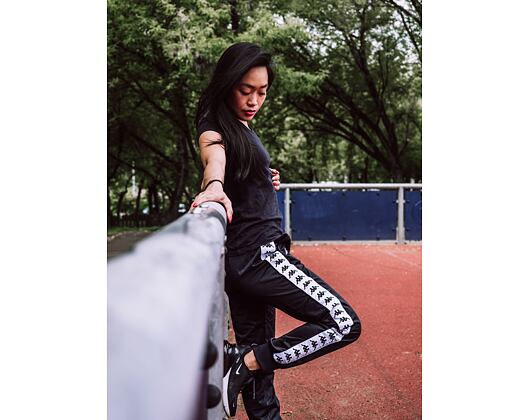 Kappa Banda Wrastoria Slim A93 Black Womens Sweatpants